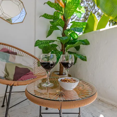 Appartement Benalgolf Lovely In With Sea Views, Excellent Wifi Connection, Private Backyard With Bbq